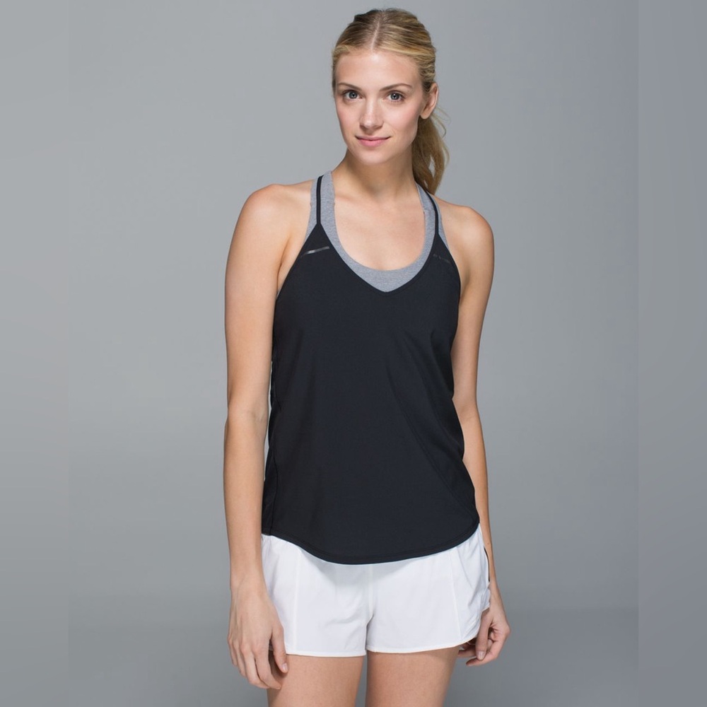 Lululemon Breezy Singlet Tank-Black (size 4)